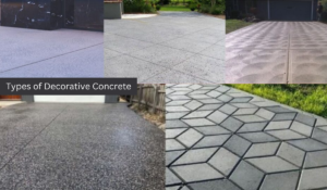 Different Types of Decorative Concrete