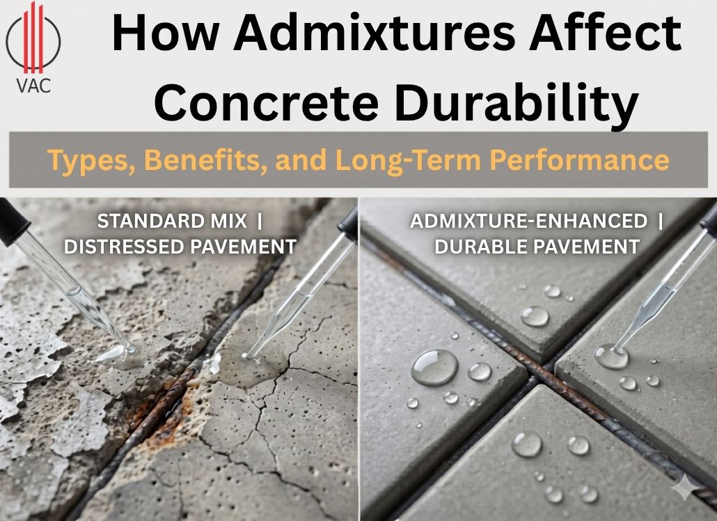 How Admixtures Affect Concrete Durability